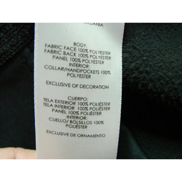 Spyder Mens 2XL Black Half Zip Sweater Gait Knit Pullover Jacket Long Sleeve USA - Picture 10 of 12